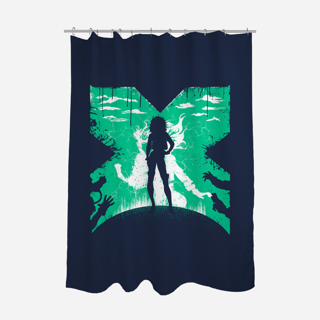 The Rogue-None-Polyester-Shower Curtain-rocketman_art