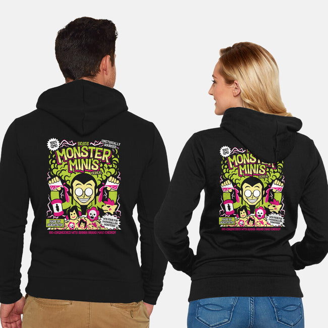 Monster Minis-Unisex-Zip-Up-Sweatshirt-Aarons Art Room