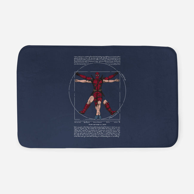 Vitruvian Merc-None-Memory Foam-Bath Mat-Cattoc_C