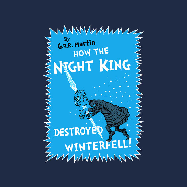 How The Night King-Womens-Racerback-Tank-demonigote