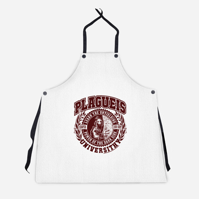 Plagueis Universithy-Unisex-Kitchen-Apron-Wheels