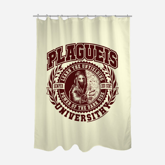 Plagueis Universithy-None-Polyester-Shower Curtain-Wheels