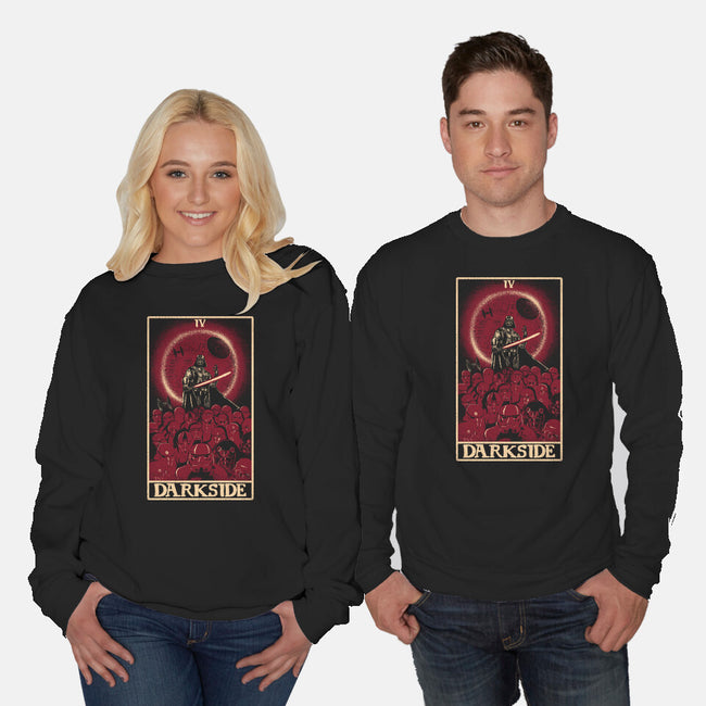 Darkside Tarot Card-Unisex-Crew Neck-Sweatshirt-naomori