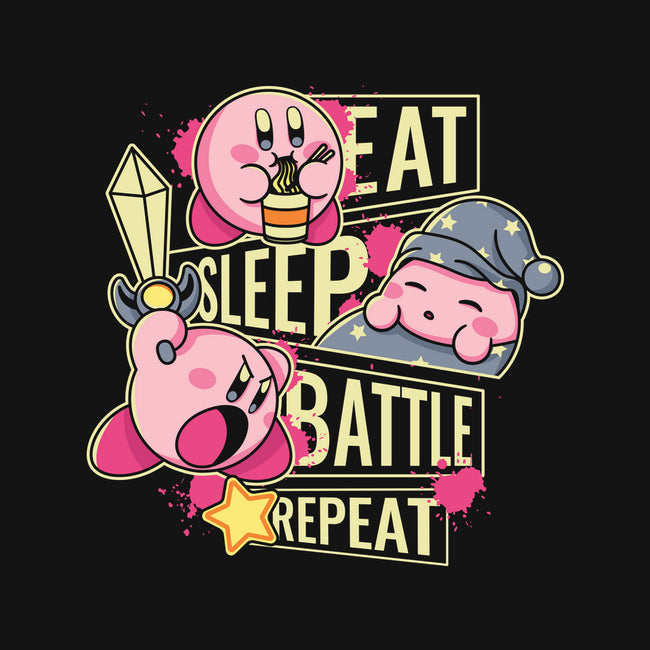 Eat Sleep Battle Repeat-Unisex-Basic-Tee-Xentee