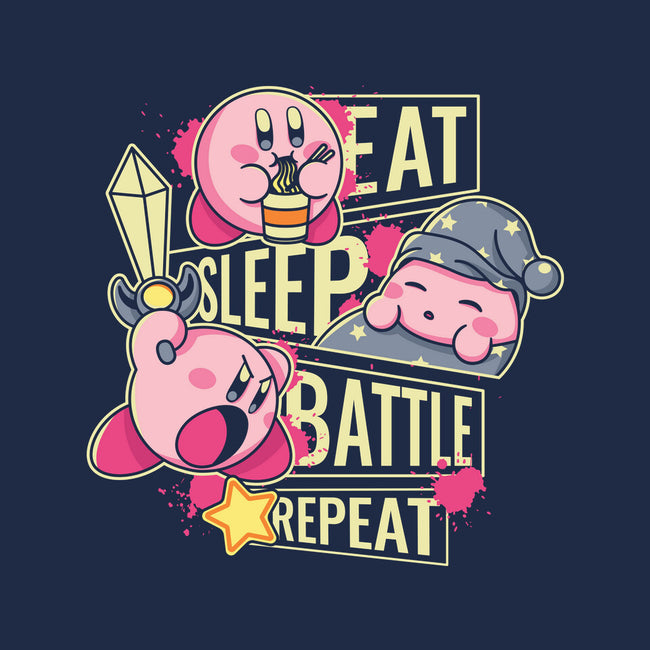 Eat Sleep Battle Repeat-None-Matte-Poster-Xentee