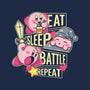 Eat Sleep Battle Repeat-Unisex-Basic-Tank-Xentee