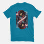 Kinetic Control Card-Womens-Basic-Tee-glitchygorilla