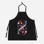 Kinetic Control Card-Unisex-Kitchen-Apron-glitchygorilla