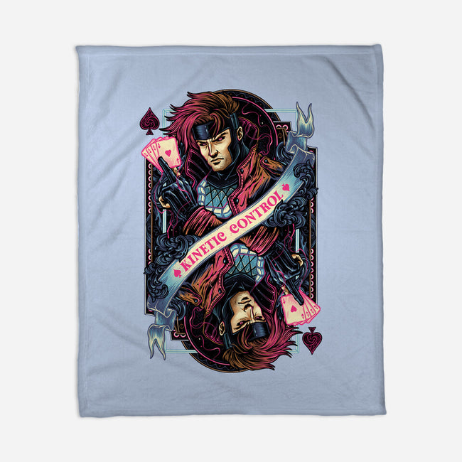 Kinetic Control Card-None-Fleece-Blanket-glitchygorilla