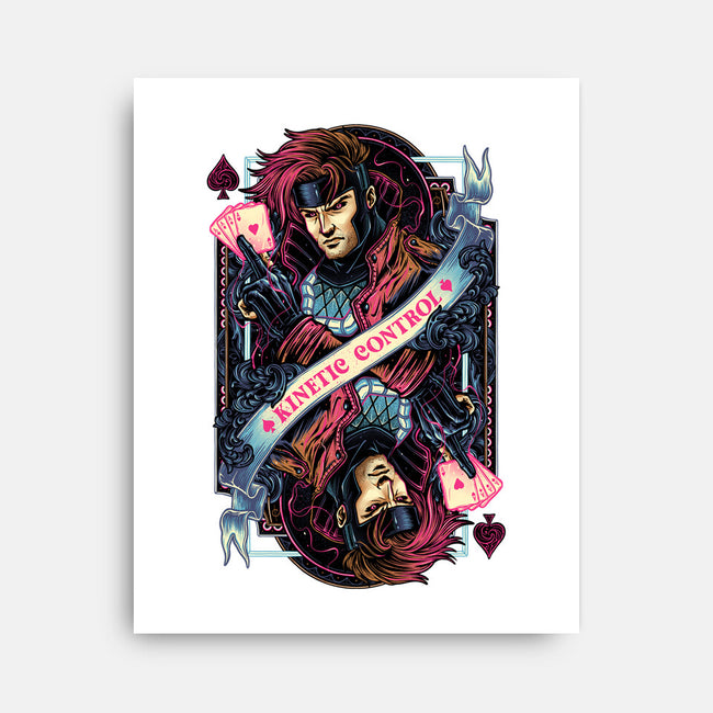 Kinetic Control Card-None-Stretched-Canvas-glitchygorilla