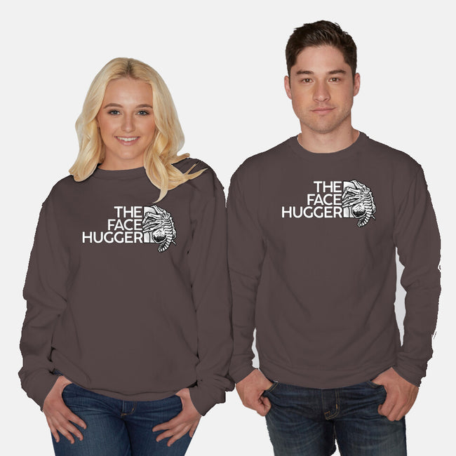 The Face Hugger-Unisex-Crew Neck-Sweatshirt-glitchygorilla