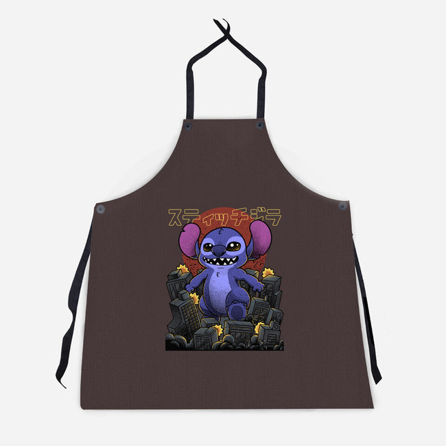 Stitchzilla-Unisex-Kitchen-Apron-Astrobot Invention