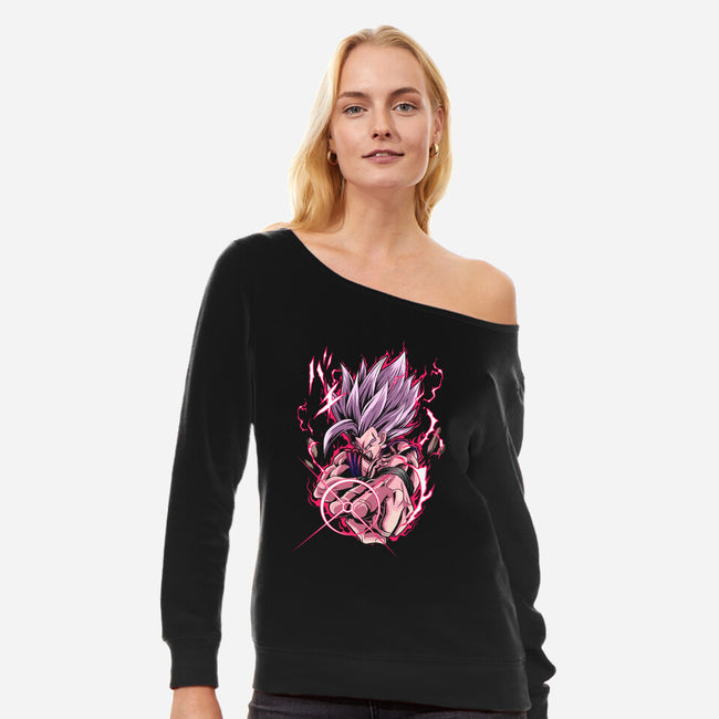 The Beast Form-Womens-Off Shoulder-Sweatshirt-Diego Oliver