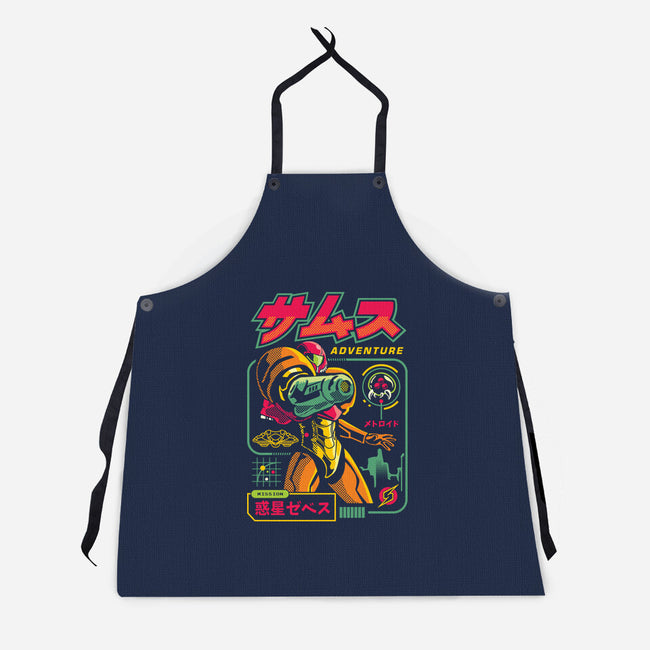 Mission Zebes-Unisex-Kitchen-Apron-arace