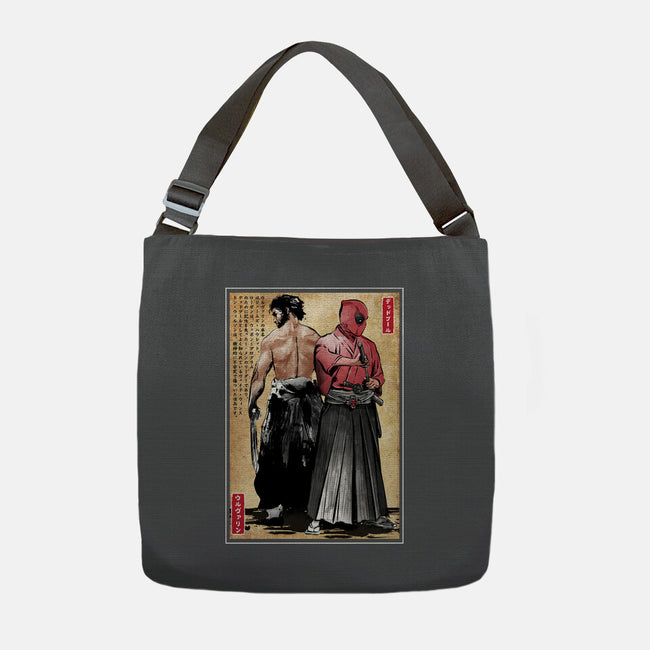 Mutant Samurai-None-Adjustable Tote-Bag-DrMonekers