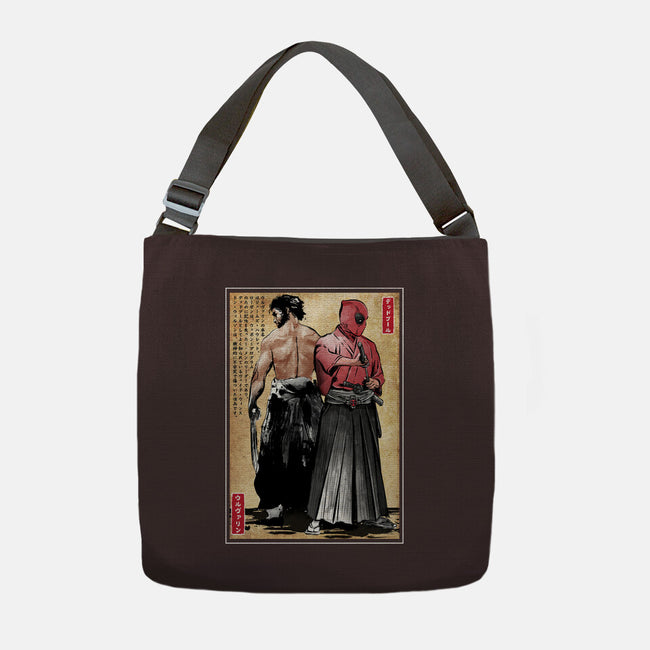 Mutant Samurai-None-Adjustable Tote-Bag-DrMonekers