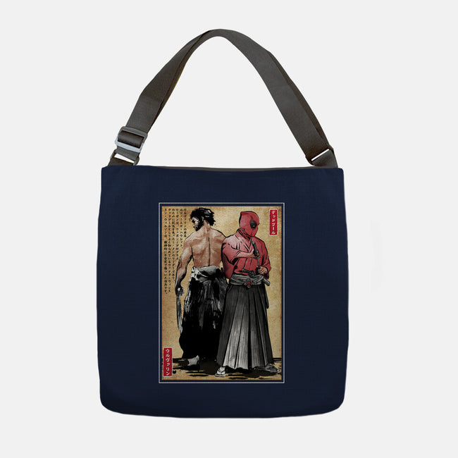 Mutant Samurai-None-Adjustable Tote-Bag-DrMonekers