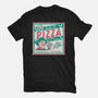 Elm St Pizza-Womens-Fitted-Tee-Nemons