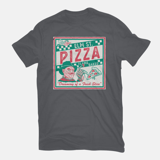 Elm St Pizza-Mens-Basic-Tee-Nemons