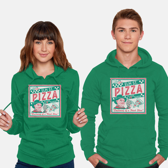 Elm St Pizza-Unisex-Pullover-Sweatshirt-Nemons