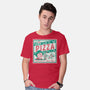 Elm St Pizza-Mens-Basic-Tee-Nemons