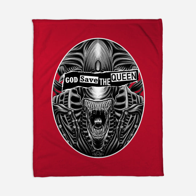 God Save The Queen-None-Fleece-Blanket-rmatix