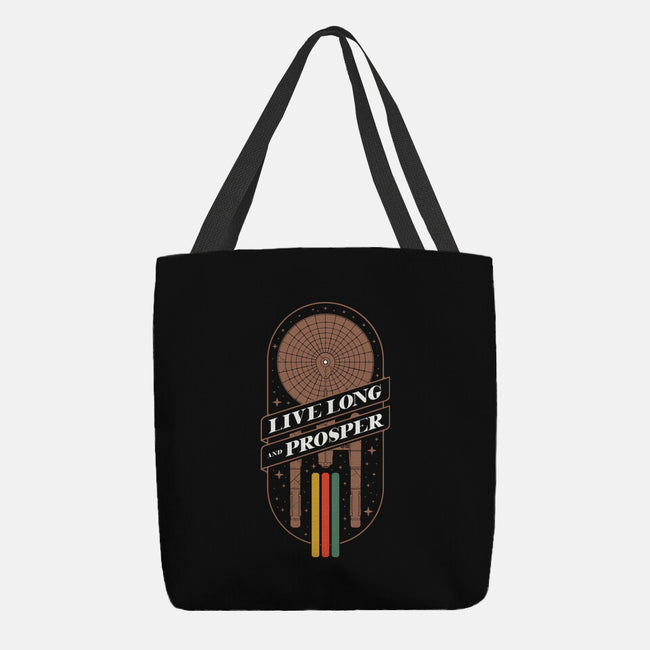 Live Long And Retro-None-Basic Tote-Bag-BadBox