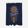 Live Long And Retro-None-Polyester-Shower Curtain-BadBox