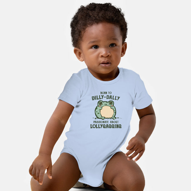 Born To Dilly-Dally-Baby-Basic-Onesie-kg07