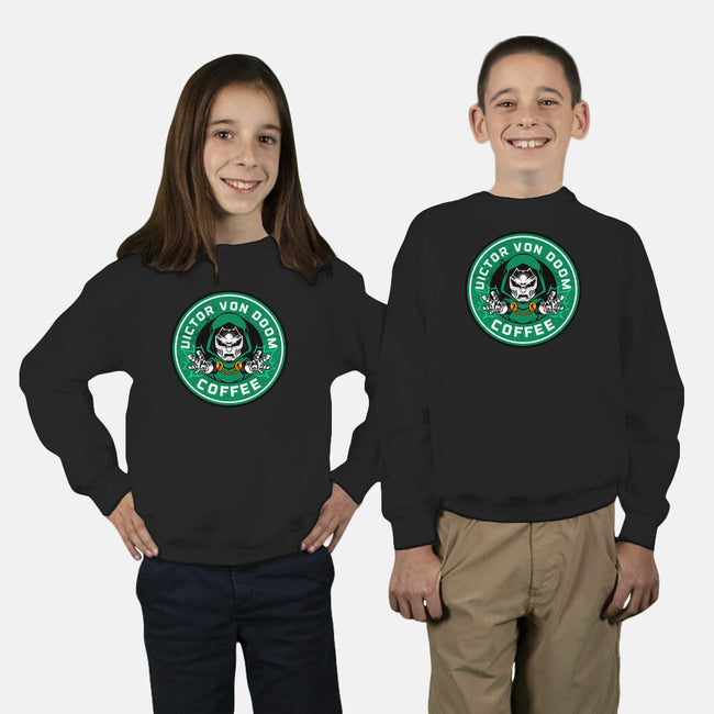 Surprise Coffee-Youth-Crew Neck-Sweatshirt-spoilerinc