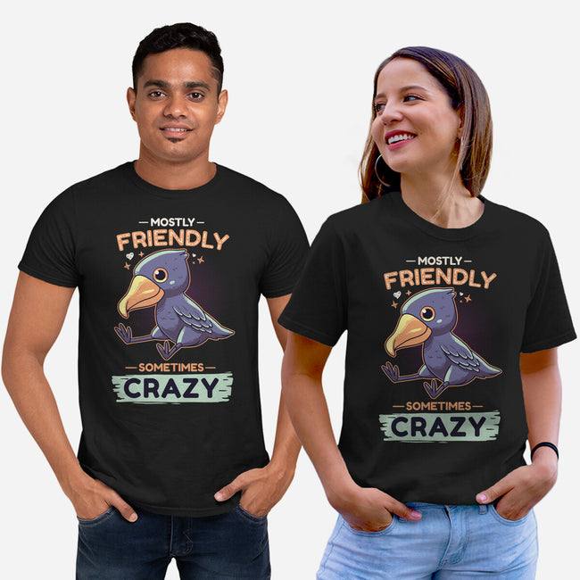 Sometimes Crazy-Unisex-Basic-Tee-Geekydog