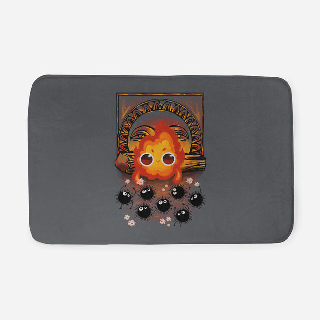 Angry Little Demon-None-Memory Foam-Bath Mat-ricolaa