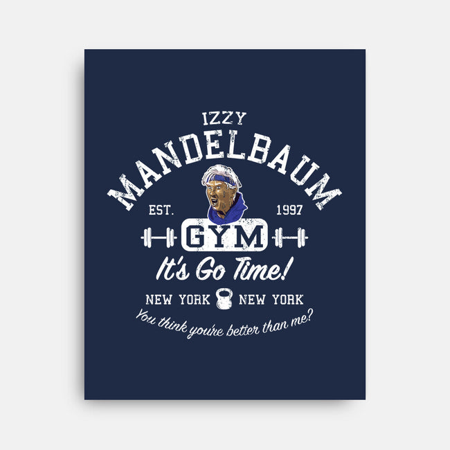 Izzy Mandelbaum Gym-None-Stretched-Canvas-AlemaArt