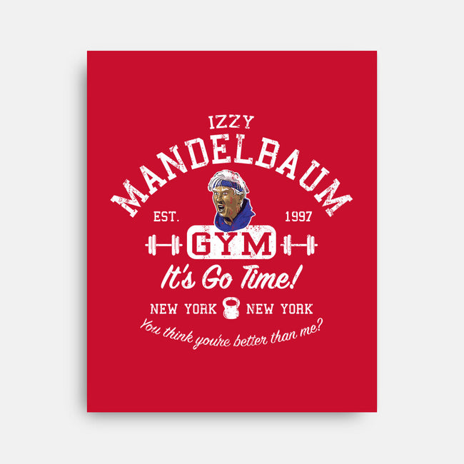 Izzy Mandelbaum Gym-None-Stretched-Canvas-AlemaArt