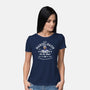 Izzy Mandelbaum Gym-Womens-Basic-Tee-AlemaArt