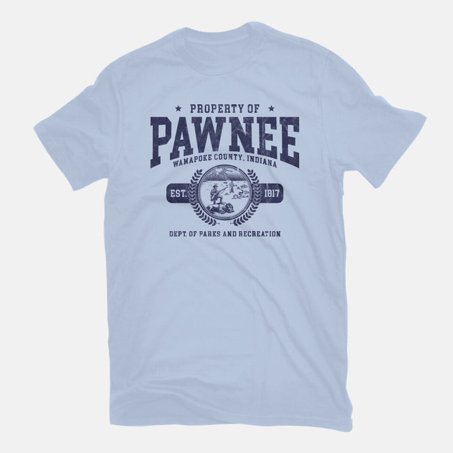 Property Of Pawnee-Unisex-Basic-Tee-ACraigL