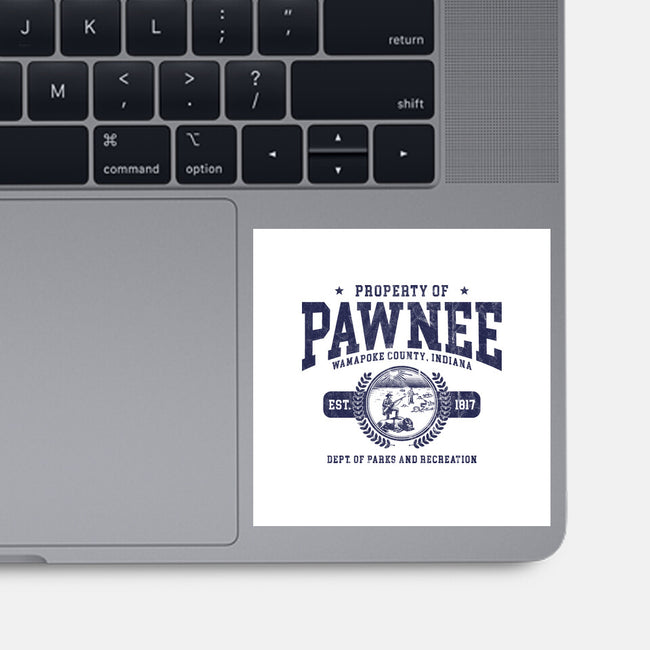 Property Of Pawnee-None-Glossy-Sticker-ACraigL