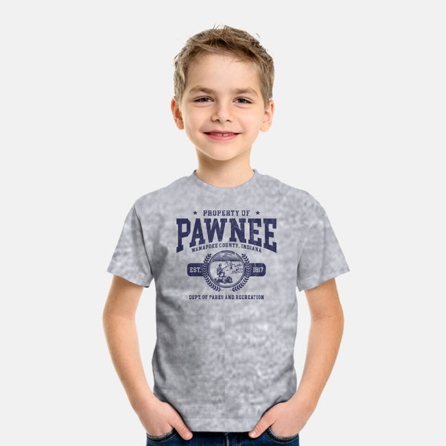 Property Of Pawnee-Youth-Basic-Tee-ACraigL