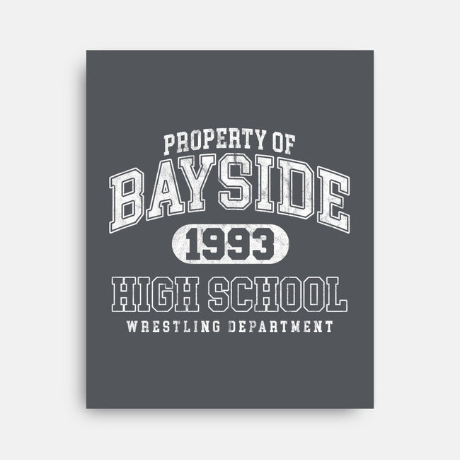 Property Of Bayside High-None-Stretched-Canvas-ACraigL