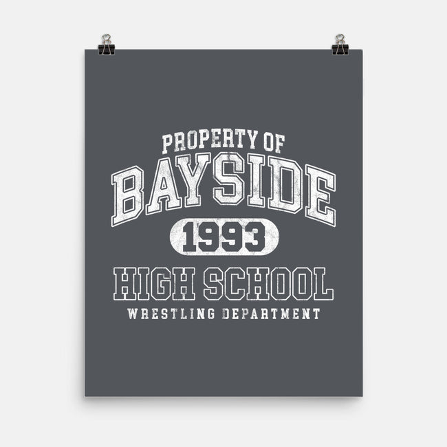 Property Of Bayside High-None-Matte-Poster-ACraigL