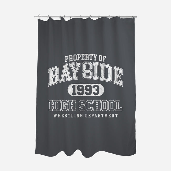 Property Of Bayside High-None-Polyester-Shower Curtain-ACraigL