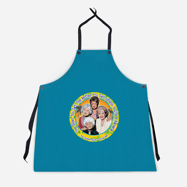 The Better You Get-Unisex-Kitchen-Apron-AlemaArt