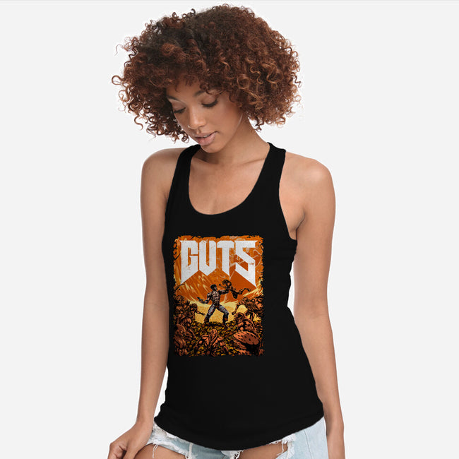 Guts Of Doom-Womens-Racerback-Tank-manoystee