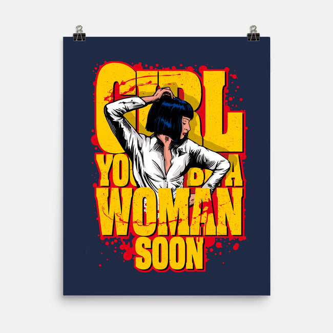 Pulp Girl-None-Matte-Poster-CappO