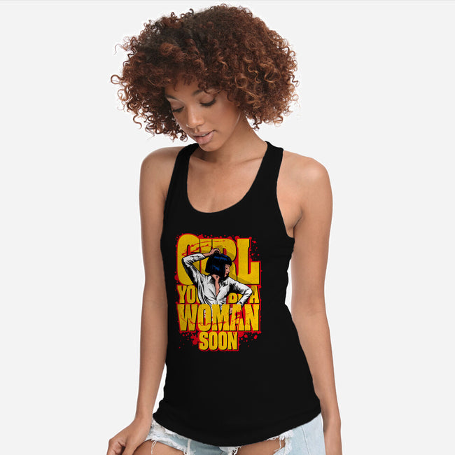 Pulp Girl-Womens-Racerback-Tank-CappO