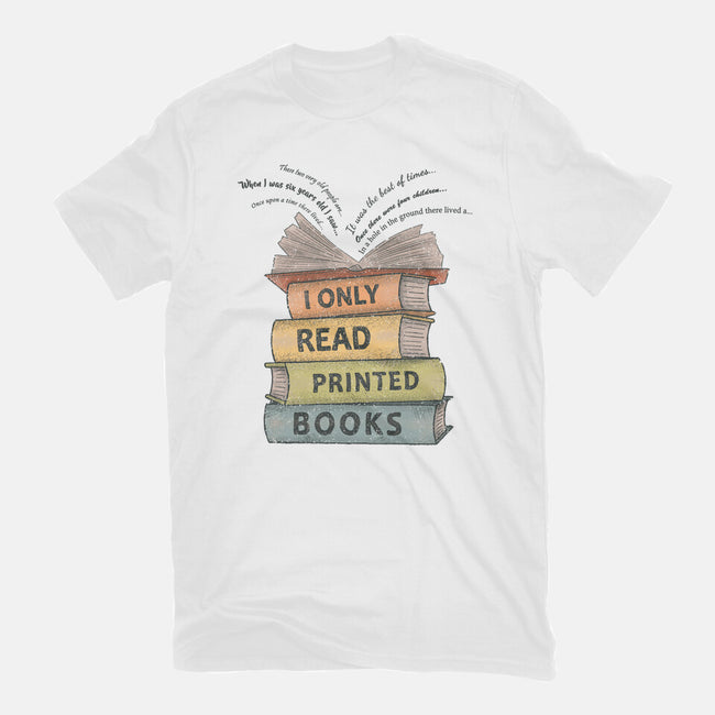 Vintage Reader-Unisex-Basic-Tee-NMdesign