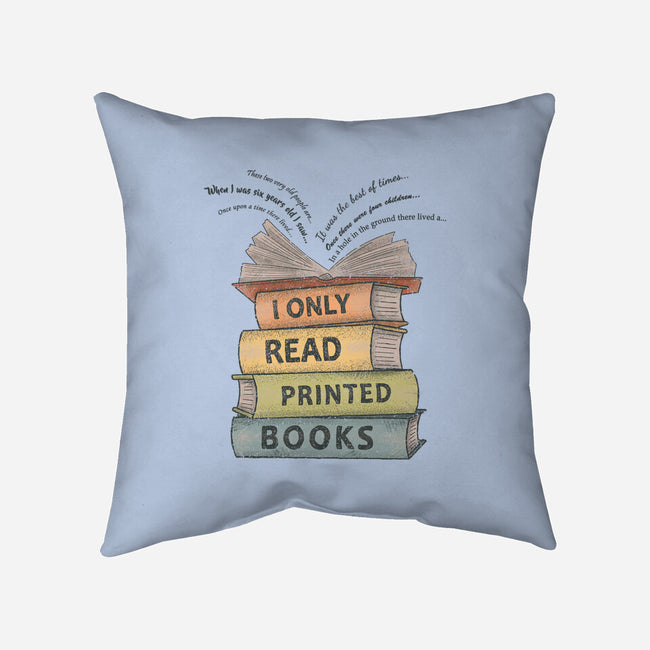 Vintage Reader-None-Removable Cover-Throw Pillow-NMdesign