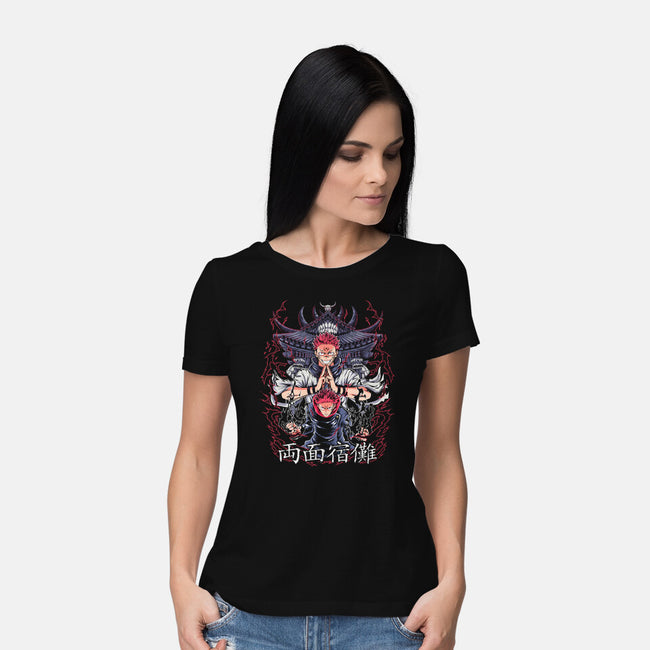 Sorcerer King Of Curses-Womens-Basic-Tee-Diego Oliver