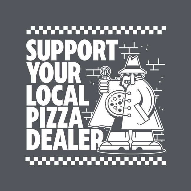 Support Your Local Pizza Dealer-None-Adjustable Tote-Bag-demonigote