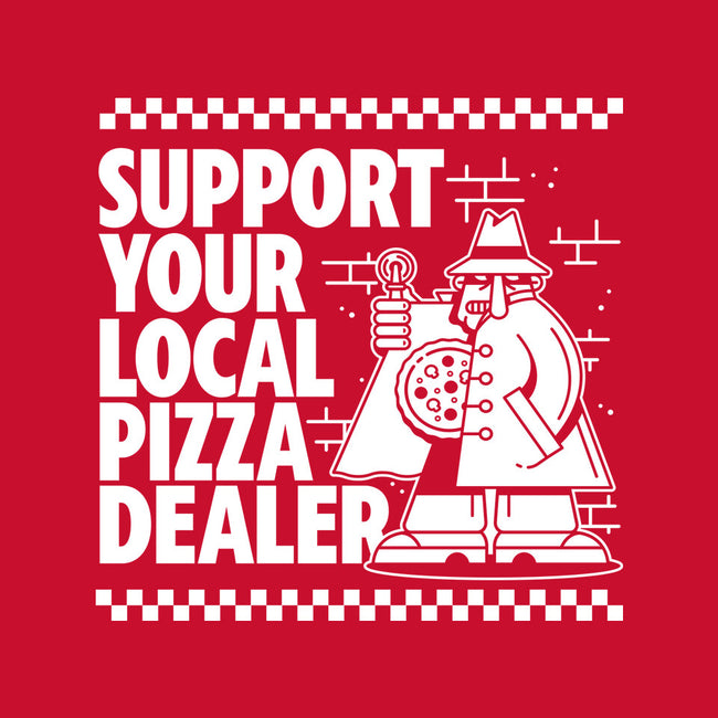 Support Your Local Pizza Dealer-Unisex-Kitchen-Apron-demonigote